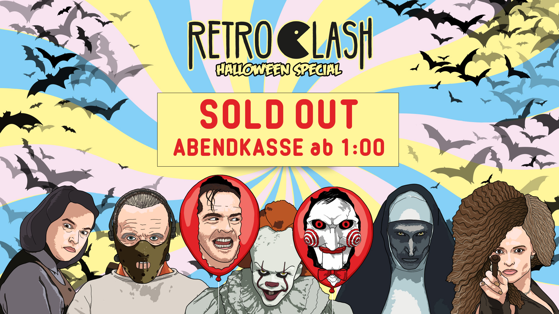 Retro Clash Halloween Party - AUSVERKAUFT