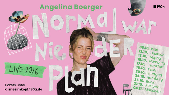 Angelina Boerger - NACHHOLTERMIN VOM 15.05.26
