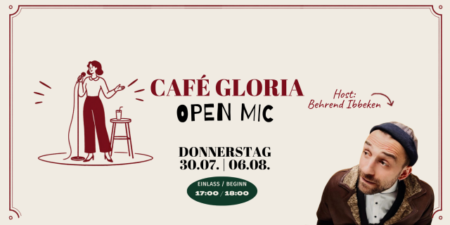 Caf� GLORIA Open Mic