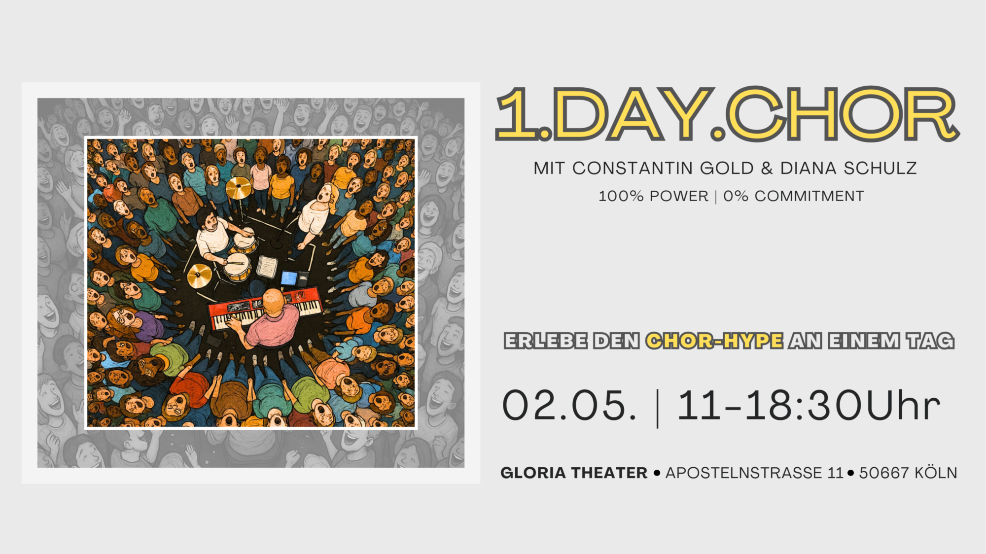 1.Day.Chor mit Constantin Gold & Diana Schulz - AUSVERKAUFT
