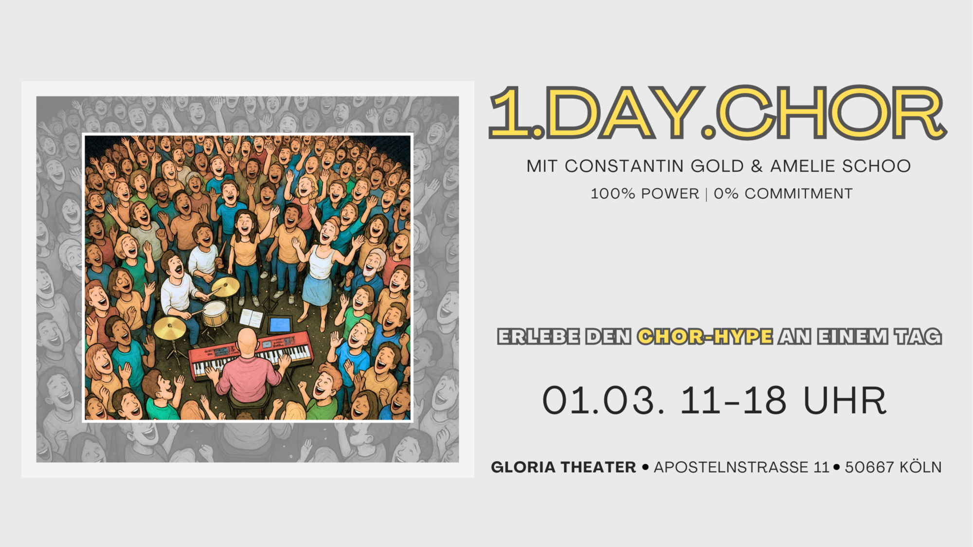 1.Day.Chor mit Constantin Gold & Amelia Schoo - AUSVERKAUFT