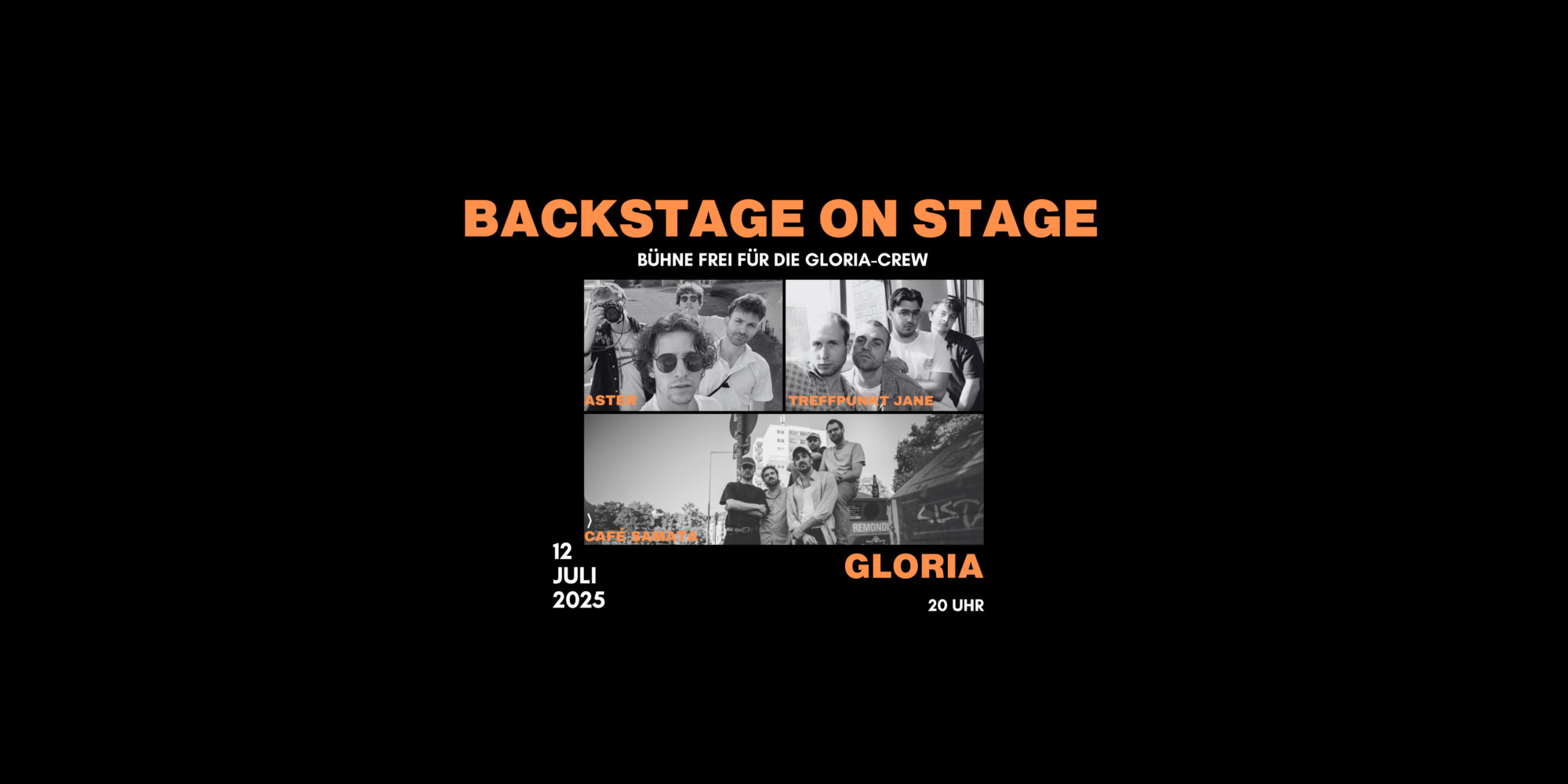 Backstage on Stage